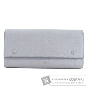 Celine Flap Multifunction Long Wallet Calfskin Leather